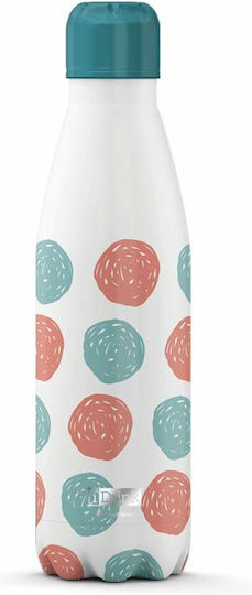 I-Total iDrink Colors Μπουκάλι Θερμός Ανοξείδωτο BPA Free 500ml Μπλε