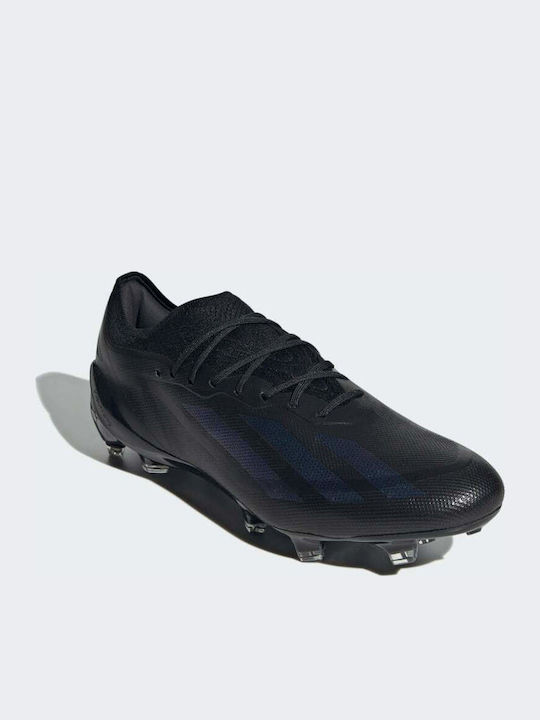 adidas X Crazyfast.1 Football Shoes with Cleats Core Black