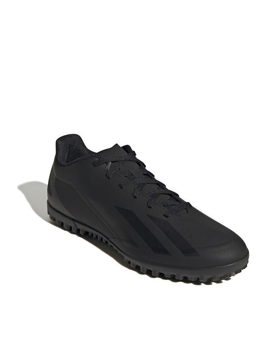 adidas X Crazyfast.4 Football Shoes with Molded Cleats Core Black