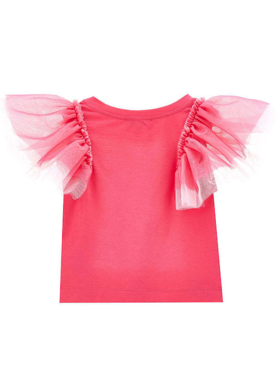 Monnalisa Kids Blouse Sleeveless Fuchsia