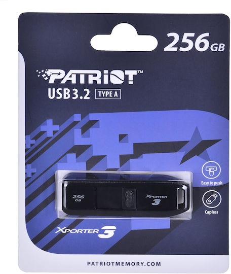 Patriot Xporter 3 256GB USB 3.2 Stick Black