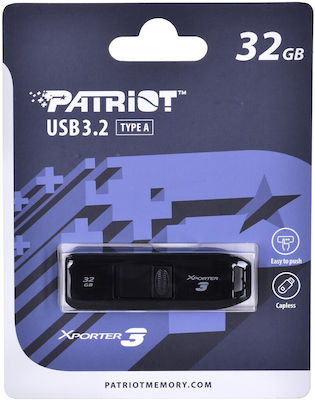 Patriot Xporter 3 32GB USB 3.2 Stick Μαύρο