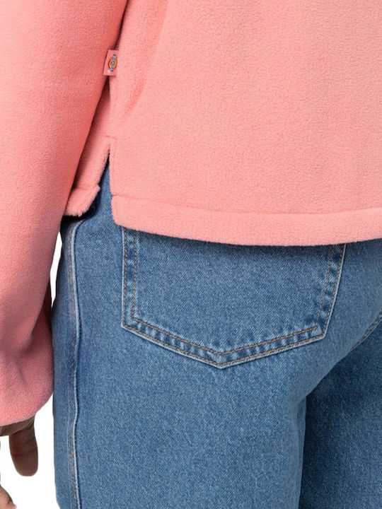 Louisburg Winter Women's Fleece Blouse Long Sleeve Pink