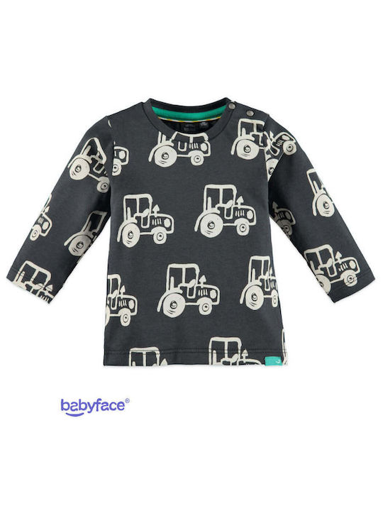 Babyface Kids Blouse Long Sleeve Gray