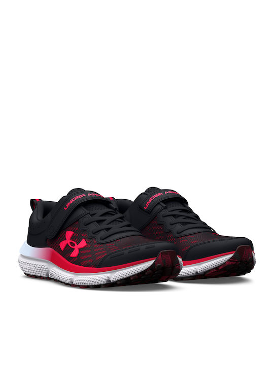 Assert 10 Kids Sports Shoes Running with Hoop & Loop Closure Black