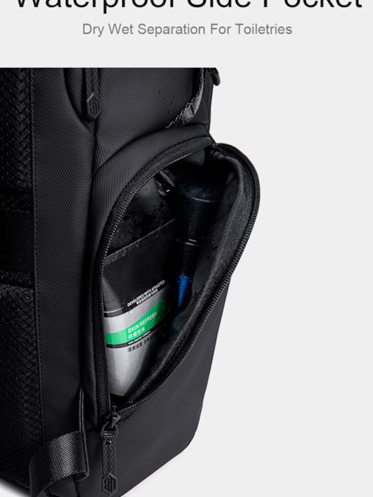 Arctic Hunter Wasserdicht Tasche Rucksack für Laptop 15.6" in Schwarz Farbe B00562-BK
