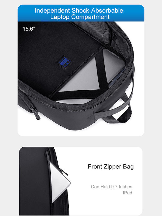 Arctic Hunter Waterproof Backpack Backpack for 15.6" Laptop Black B00554-BK