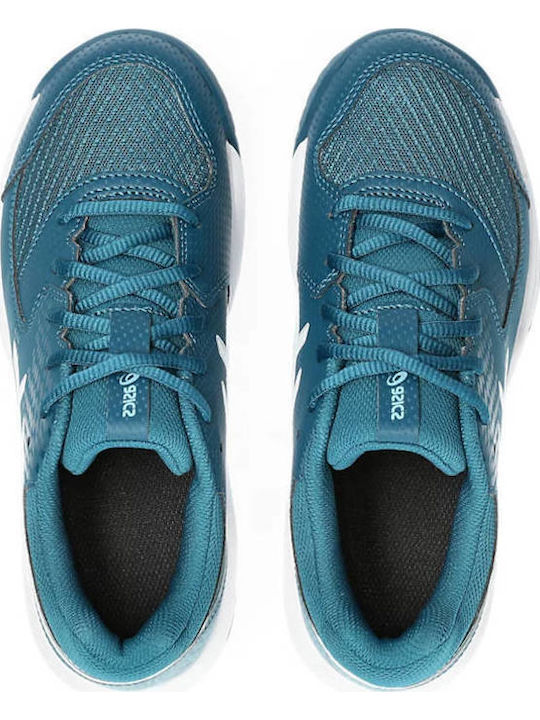 Gel Dedicate 8 Kids Sports Shoes Tennis with Laces Blue