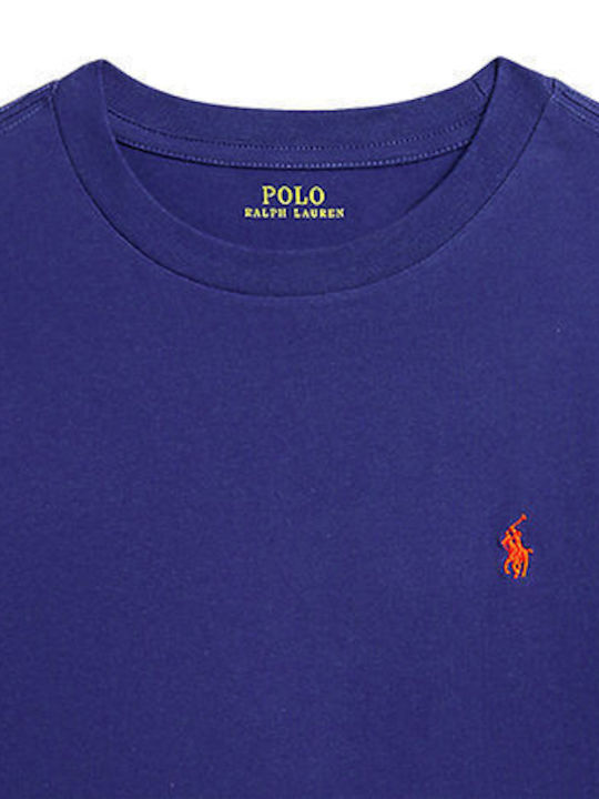 Ralph Lauren Kinderhemd Langarm Blau