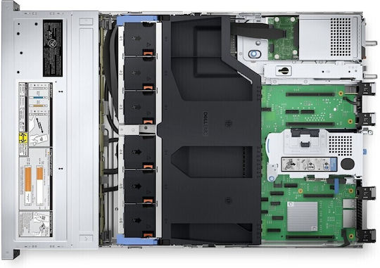 Dell PowerEdge R750xs (Xeon Сребро 4314/16GB DDR4/480GB SSD/H745 4GB/Без операционна система)