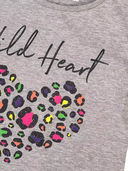 Kinder-T-Shirt Gray