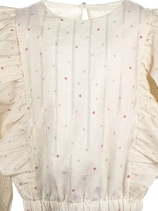 Kids' Tunic Long Sleeve White