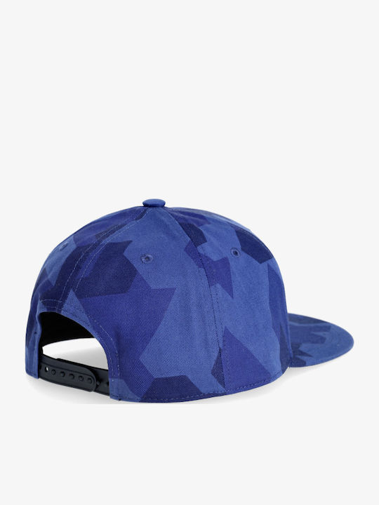Puez Tarnmuster Kappen Blau