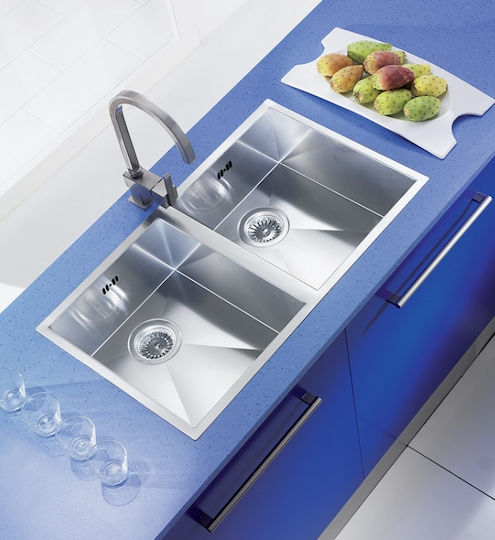 Sanitec Filo Quadra 11909 Ένθετος Σατινέ 77x45cm Ασημί Sanitec Filo Quadra 11909 Ένθετος Σατινέ 77x45cm Ασημί