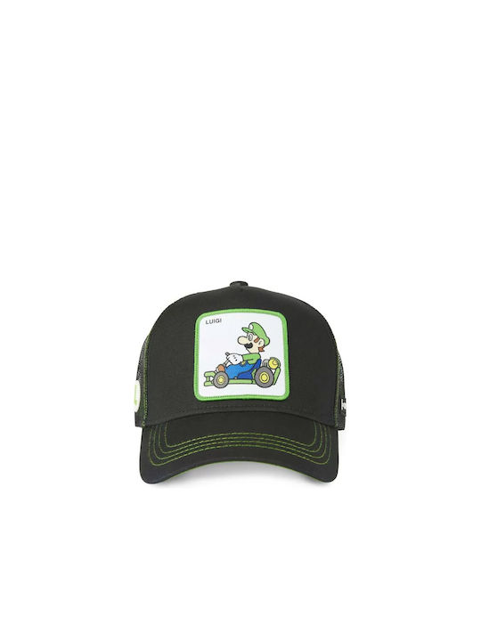 Capslab Luigi Jockey με Δίχτυ Μαύρο