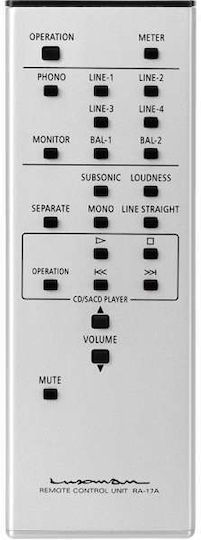 Luxman L-509Z Ολοκληρωμένος Ενισχυτής Hi-Fi Stereo 240W/4Ω 120W/8Ω L-509Z Ασημί