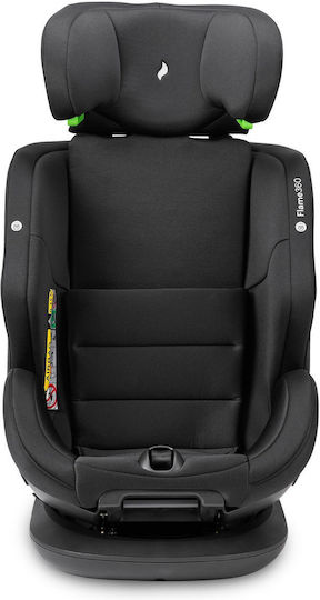 Osann Flame 360 Καθισματάκι Αυτοκινήτου i-Size με Isofix All Black 0-36 kg