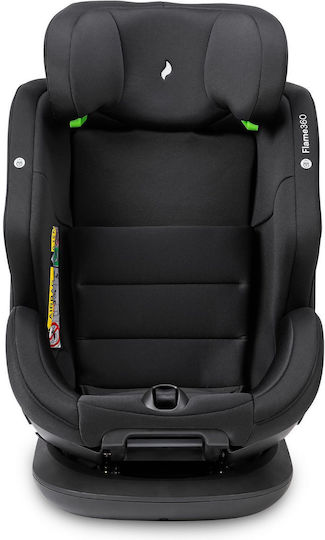 Osann Flame 360 Καθισματάκι Αυτοκινήτου i-Size με Isofix All Black 0-36 kg