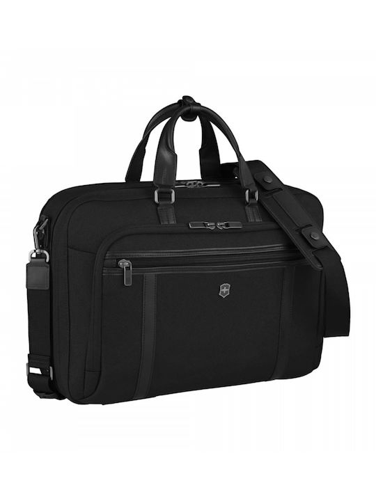Victorinox Werks Professional Cordura 2-Way Waterproof Shoulder / Handheld Bag for 15" Laptop Black