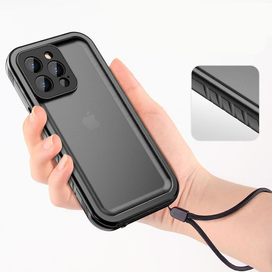 Tech-Protect Shellbox 360 Full Cover Πλαστικό / Σιλικόνης Αδιάβροχο Μαύρο (iPhone 14 Pro)