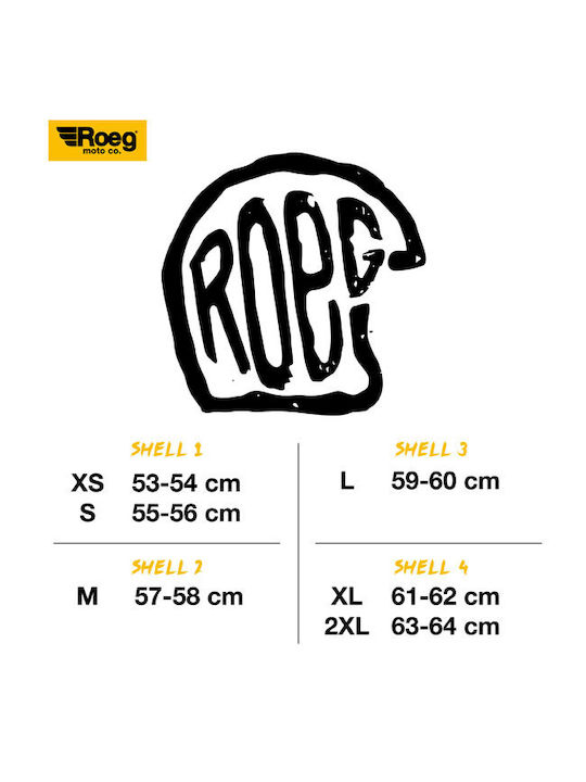 Roeg Jett Gloss Black Κράνος Μηχανής Jet ECE 22.05