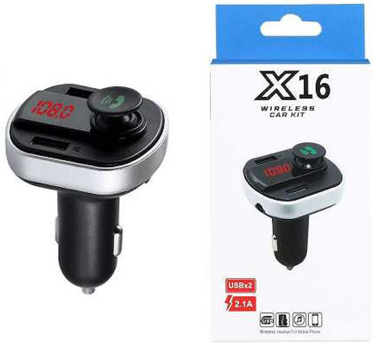 FM Transmitter Auto mit Bluetooth USB 2.1A