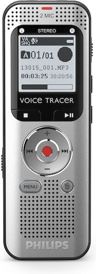 Philips Диктофон DVT2015 DVT2015/00 с Вътрешна Памет 8GB