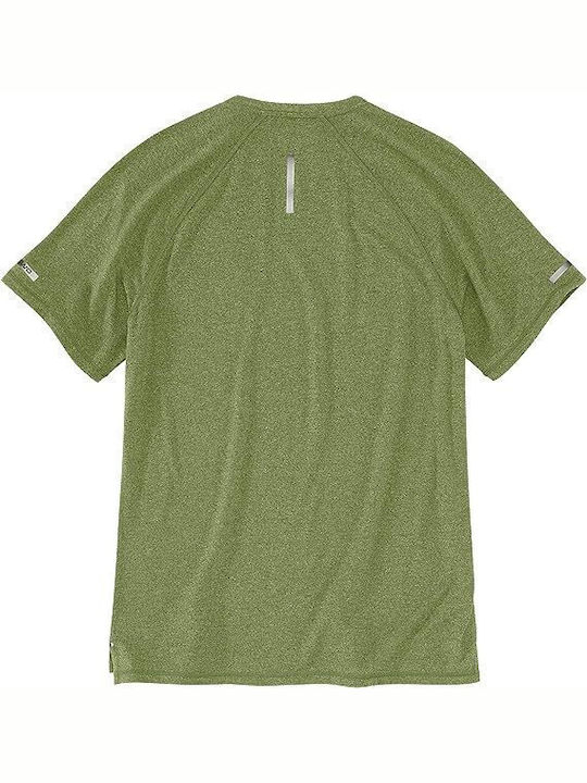 Carhartt Bărbați T-shirt Sportiv cu Mânecă Scurtă Verde