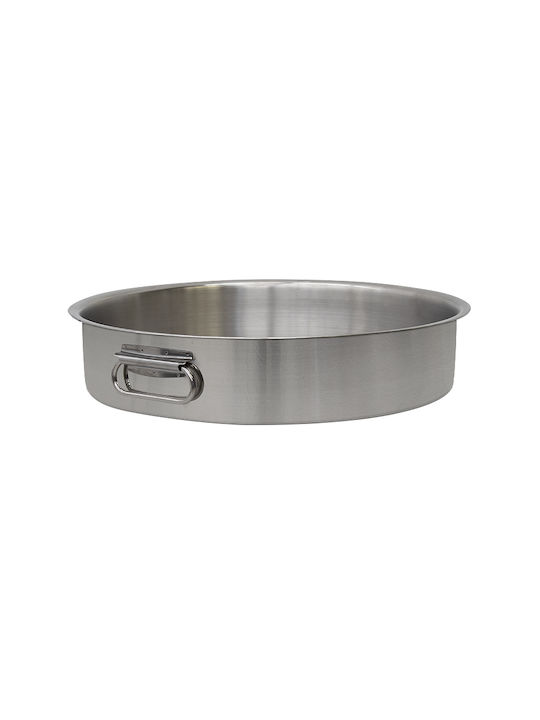 Homeplus Baking Pan Round of Stainless Steel 40cm