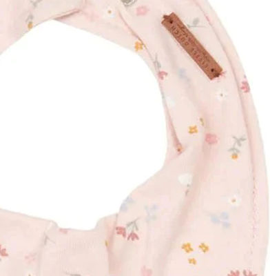 Little Dutch Little Flowers Bandana Fabric with Button Pink