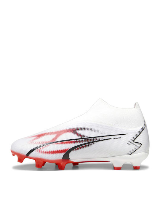 PUMA Ultra Match+ Ll Pantofi de Fotbal cu crampoane Albe