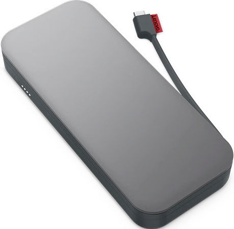 Lenovo Go Power Bank 20000mAh 65W με Θύρα USB-A και Θύρα USB-C Power Delivery Storm Grey