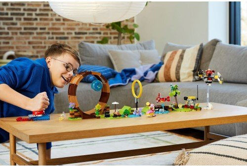 LEGO Sonic The Hedgehog Sonic's Green Hill Zone Loop Challenge για 8+ Ετών 802τμχ