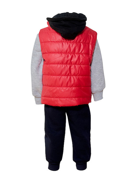 Restart for kids Kids Set with Pants & Jacket Winter 3pcs Red