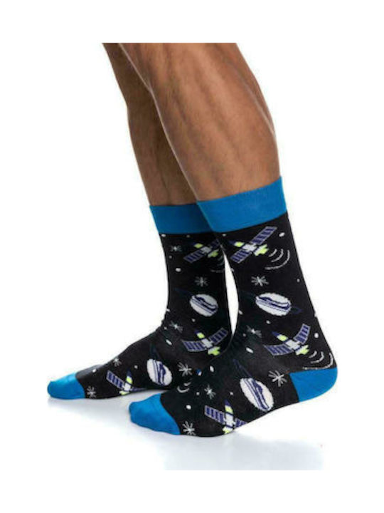 Inizio Men's Patterned Socks Black