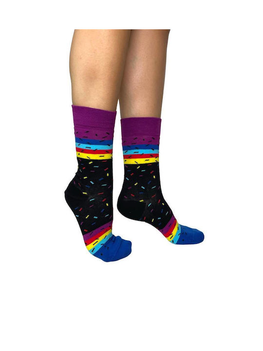 Inizio Women's Patterned Socks Black