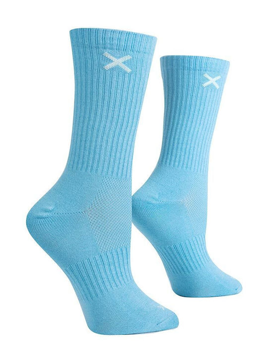 Odd Sox BASIX CREW Women's Solid Color Socks Light Blue Odd Sox BASIX CREW Women's Solid Color Socks Light Blue