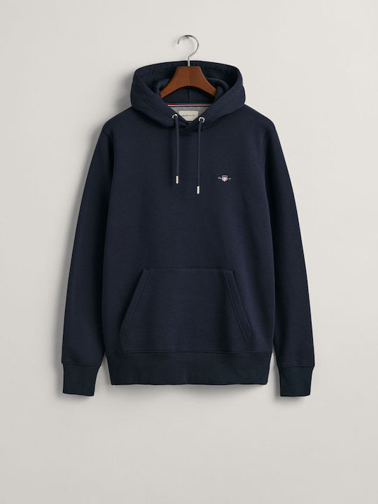 Sweatshirt with Hood Navy Blue