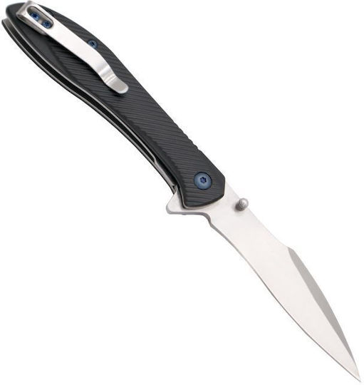 Amont Pocket Knife Black with Blade made of Stainless Steel