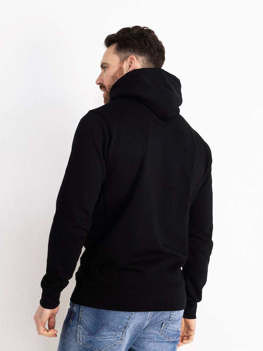 Petrol Industries Men's Sweatshirt with Hood Black