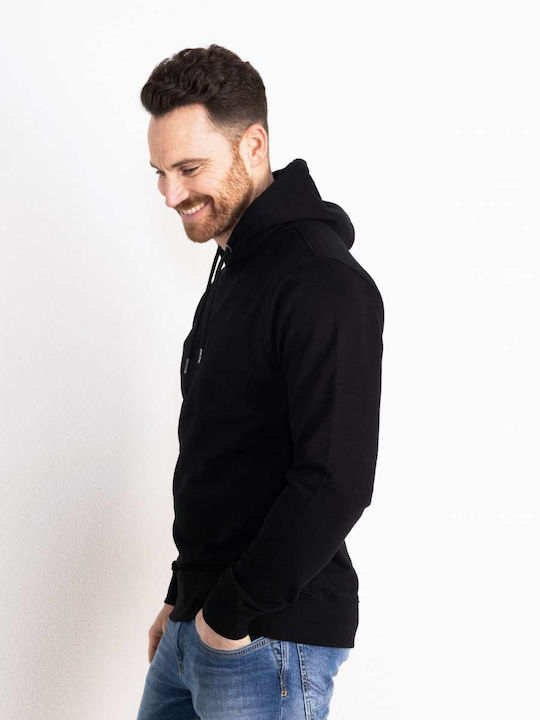 Sweatshirt with Hood Black