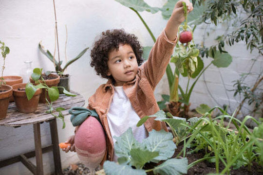 Lorena Canals Παιδικό Διακοσμητικό Μαξιλάρι Ramona The Radish Ροζ 30x30εκ.