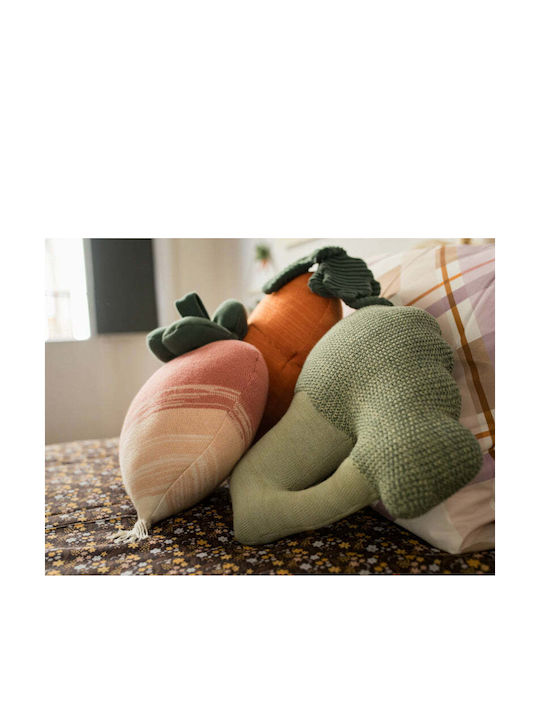 Lorena Canals Детска Декоративна Възглавница Ramona The Radish Розова 30x30см