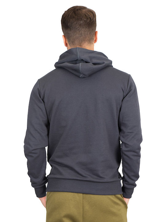 Bidi Badu Men's Sweatshirt with Hood and Pockets Gray