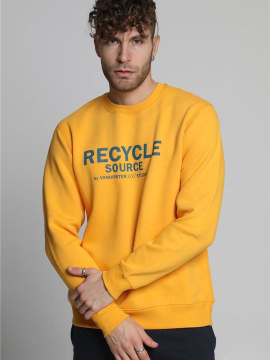 Van Hipster Men's Sweatshirt Yellow