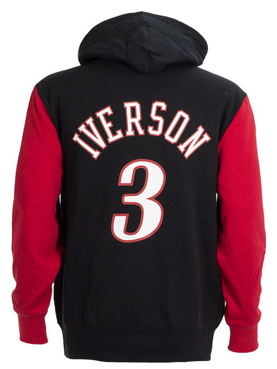 Mitchell & Ness Men's Sweatshirt with Hood Black