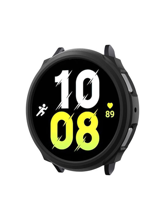 Spigen Liquid Air Silikonhülle in Schwarz Farbe für Galaxy Watch6 40mm --> Galaxy Watch6 40mm