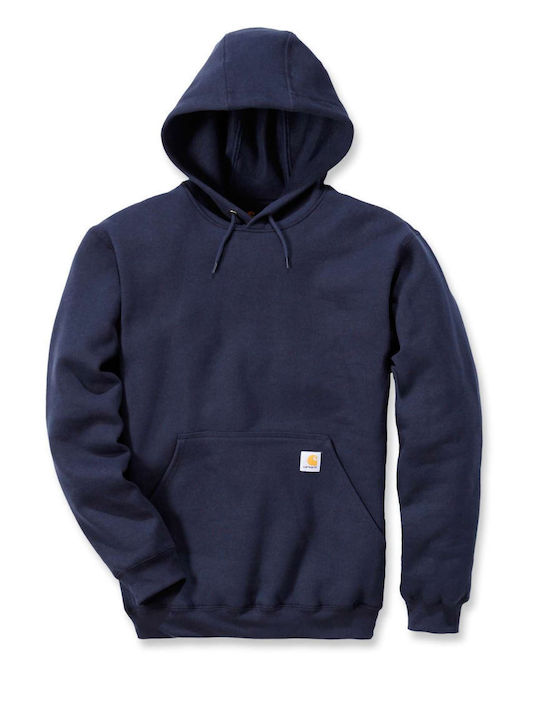 Carhartt Sweatshirt with Hood Navy Blue