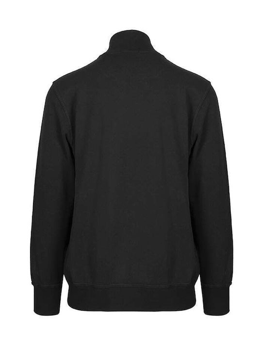 Crossley Men's Sweatshirt Jacket with Pockets Black