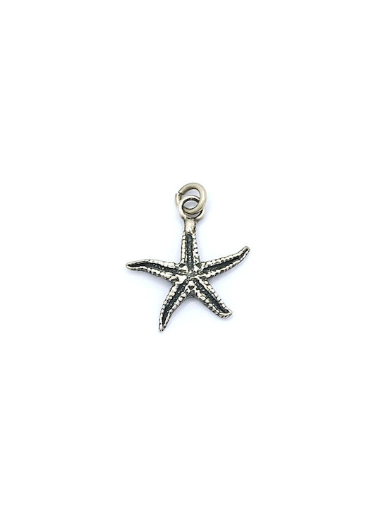 PS Silver Charm with design Star from Silver